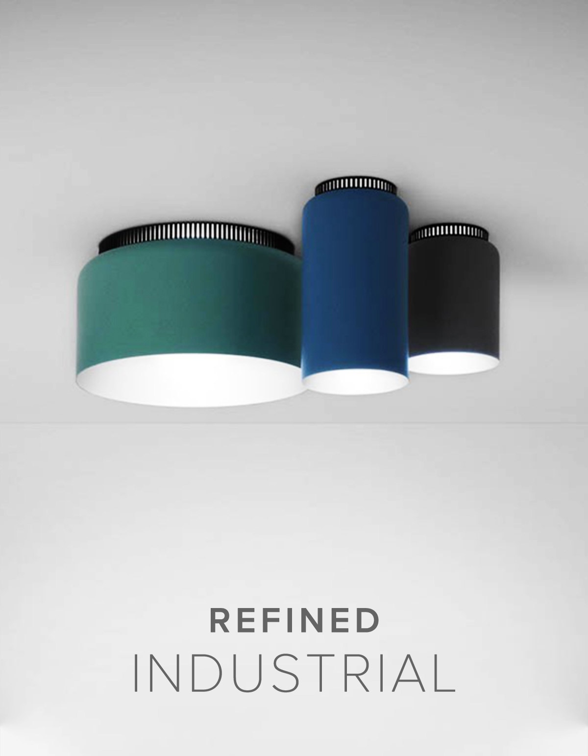 Refined Industrial Ceiling Lights